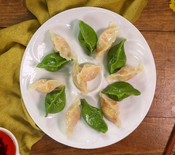 Colourful Dumplings (White Dumplings) by Taste Life Dumplings White