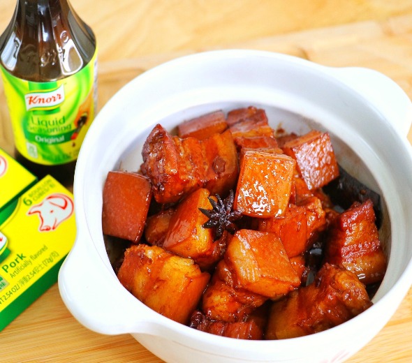 Red Braised Pork Belly by @cicili.tv Red Braised Pork Belly