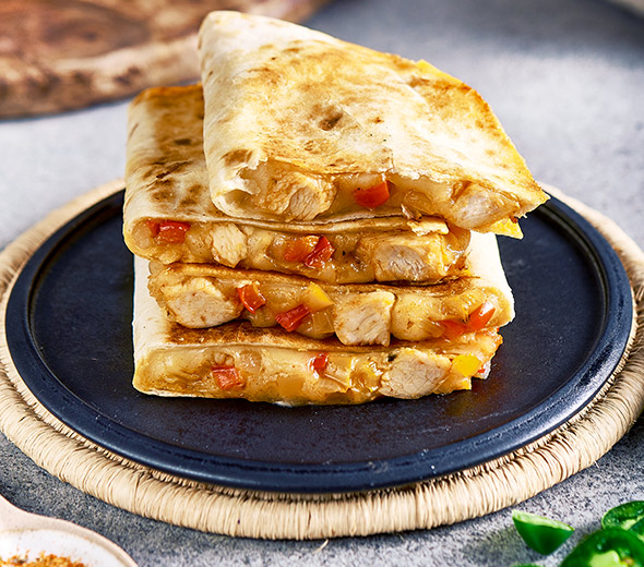 Halal Chicken Quesadillas