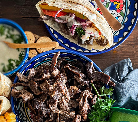 Oven Baked Beef Shawarma by @CookwithDena