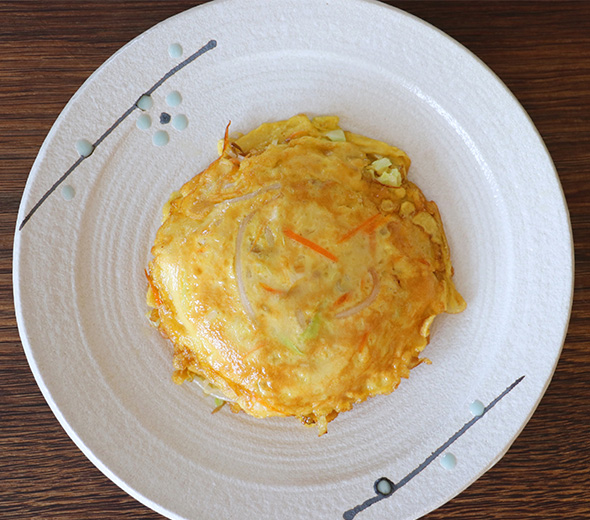 Vegetable Egg Foo Young by cicili.tv