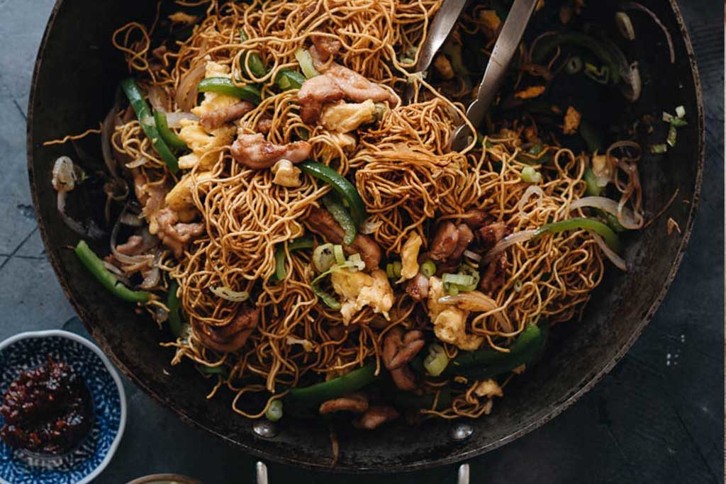 Nouilles hokkien de Maggie Zhu Nouilles hokkien de Maggie Zhu