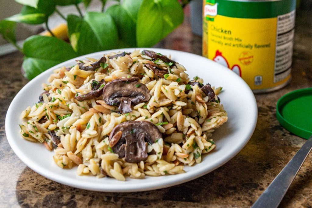 Orzo aux champignons (de @thekathyfeed) Orzo aux champignons