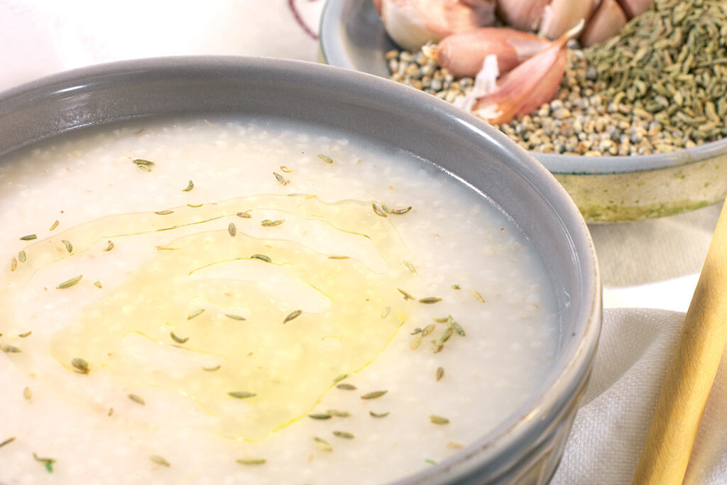 Soupe de millet au fenouil Halal