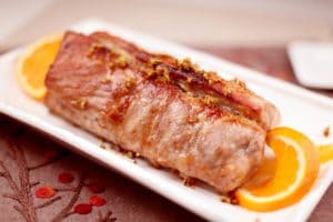 香甜的桂花焗肉排菜式