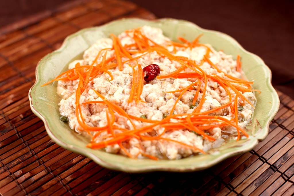中式豆腐蒸鱼菜式
