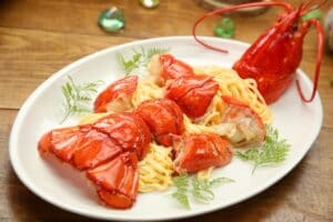 Lobster with Noodles