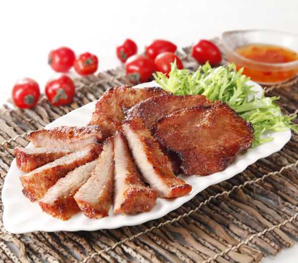 Ginger and Honey Glaze Pork Jowl knorr-pork-pork-jowl tasty ginger pork-jowl-590x520