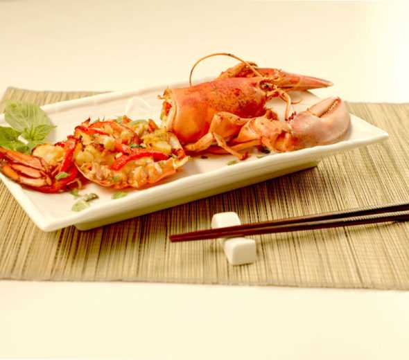 Classic Chinese Baked Lobster knorr-seafood-pre-cooked-lobster simple baked-lobster-590x520