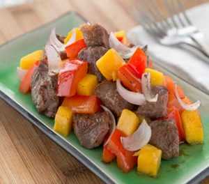 knorr-chinese beef-mango-recipe