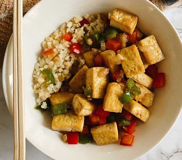 Vegan Tofu Sisig (by @eileencuisines) Vegan Tofu Sisig