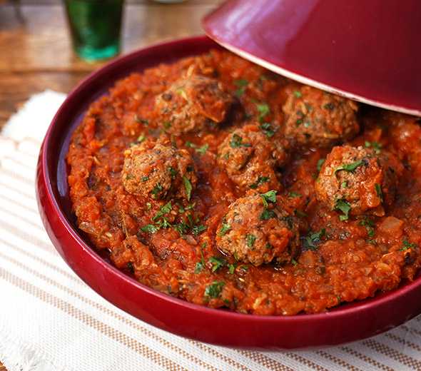 Halal Meatballs Tagine