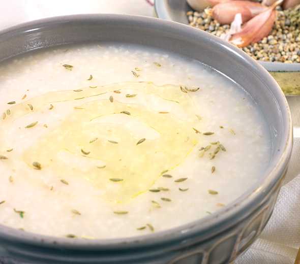 Halal Millet Soup with Fennel