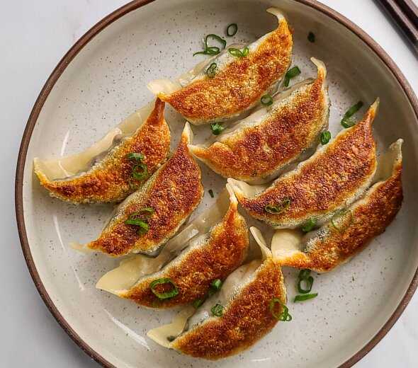 Triple Mushroom Dumplings by eatingwithkirby