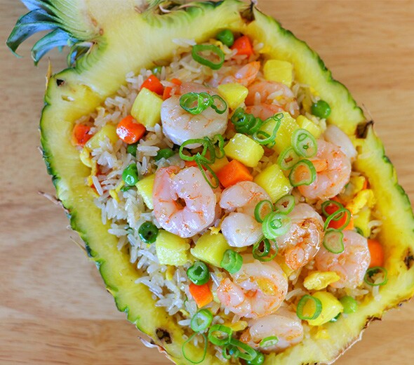 Pineapple Fried Rice by @cicili.tv
