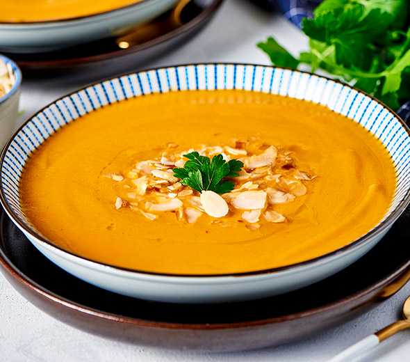 Halal Red Lentils Carrot Soup